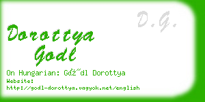 dorottya godl business card